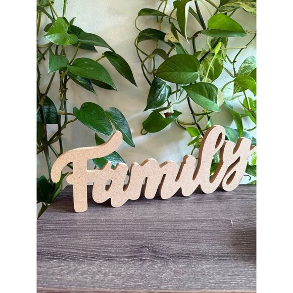 15” length FAMILY home decor sign - Picture 1 of 9